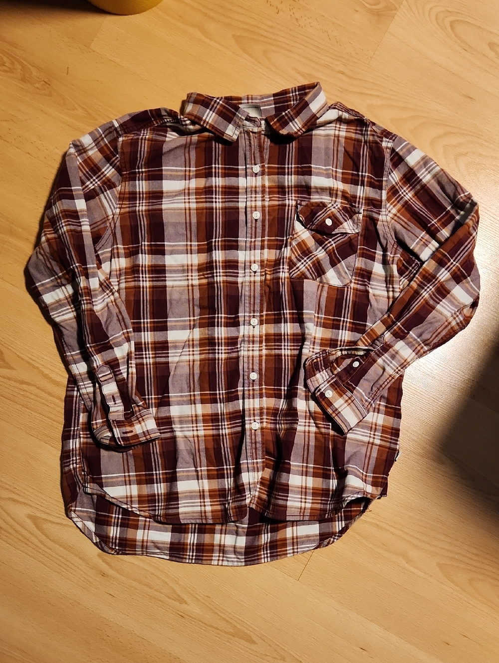 The North Face Women's Plaid Button-Up Shirt in Red and White